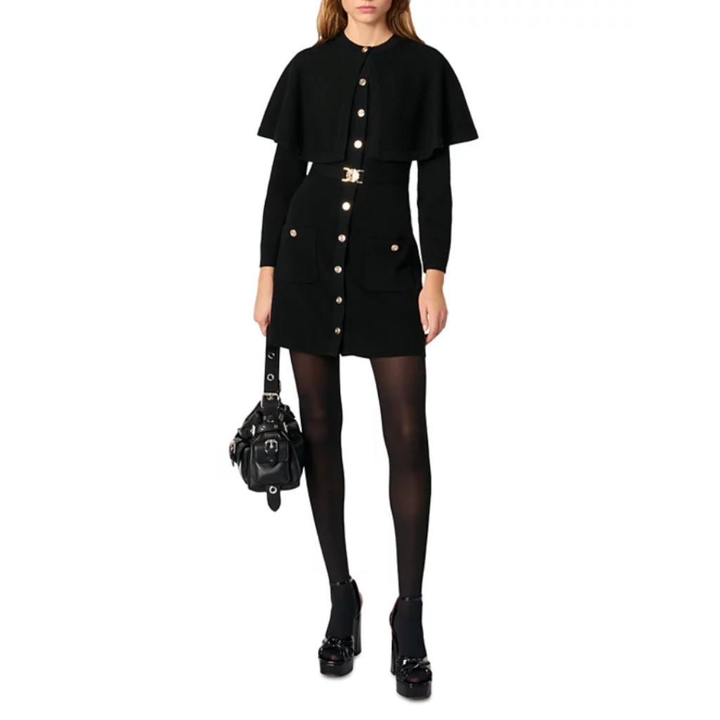 Rycape 2-In-1 Knit Dress & Removable Cape